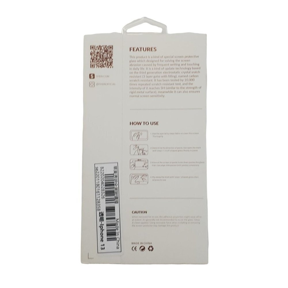 iphone 13 Screen Protector Tempered 1 piece - Picture 3 of 3